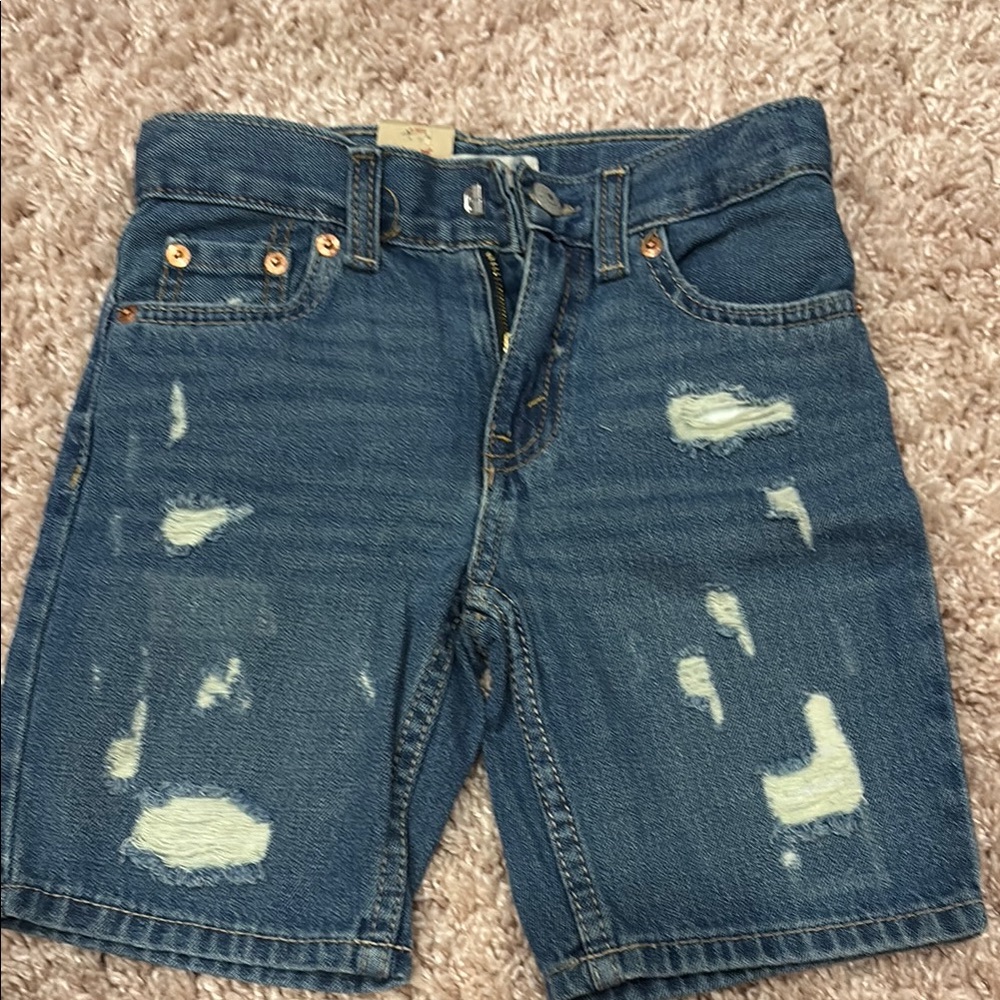 NEW Boys Distressed Denim Shorts